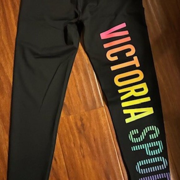 ***NEW*** Victoria Sport Knockout Tight, Rainbow Logo, Size Medium/ Regular - Picture 1 of 4